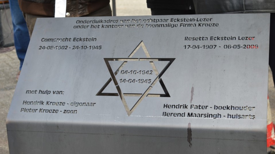 Plekken van Herinnering – Schuilkelder Muntendam, monument