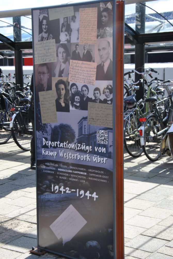 Herinneringszuil, station Hoogezand-Sappemeer