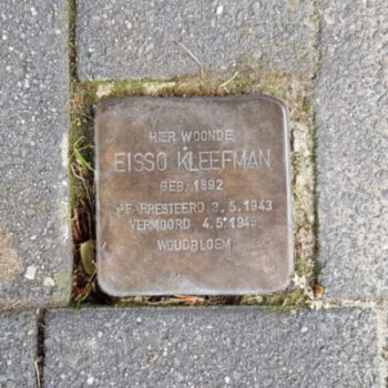 stolperstein Eisso Kleefman, Woudbloem